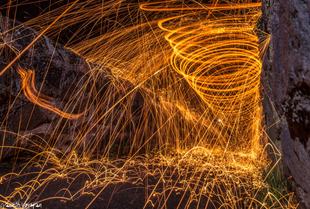 Low Down Wire Wool Spinning