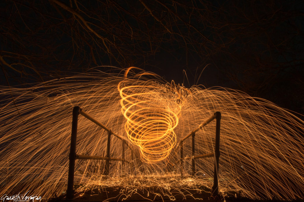 Wire Wool Spinning.
