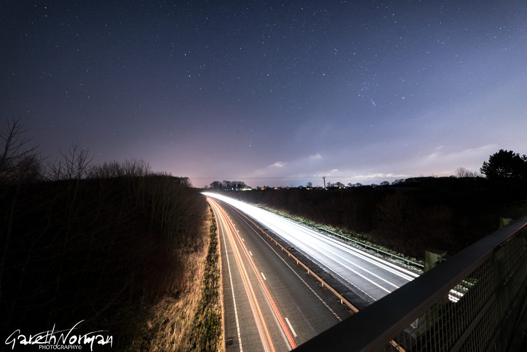 A46 at night Starscape