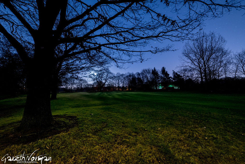 Moonrise over the Course