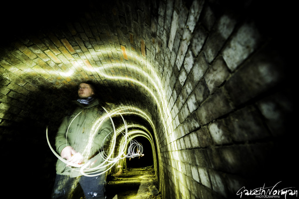 Lightpainting the Tunnel