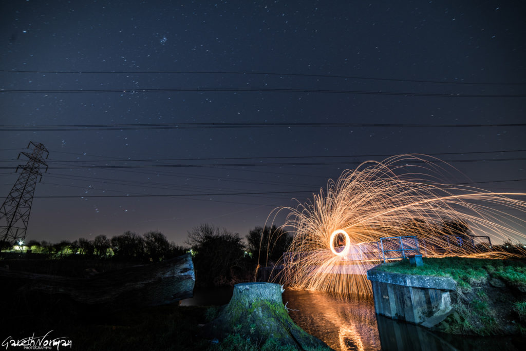Wire Wool Power Lines