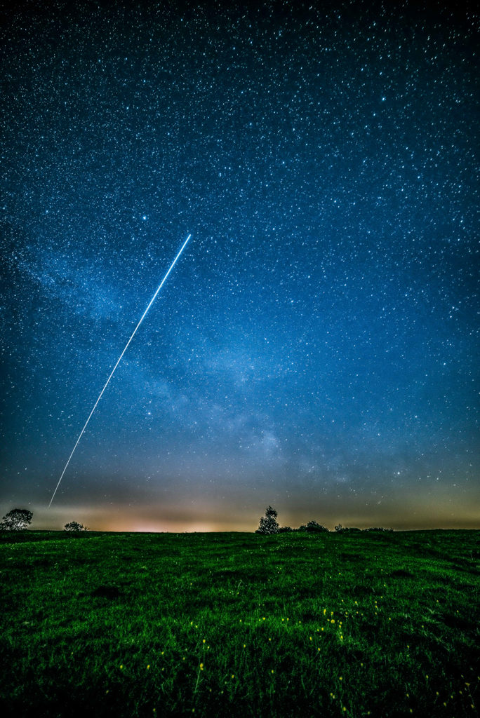 ISS and Milky Way